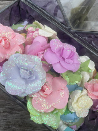 Studio Boutique Sparkly Pastel Flowers - Scrap Of Your Life 