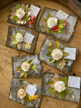 Creative Day January 2024 Instructions Rustic Flower Tag - Scrap Of Your Life 