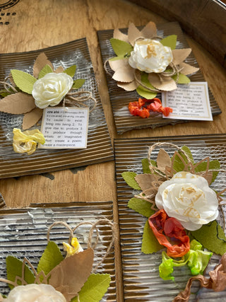 Creative Day January 2024 Instructions Rustic Flower Tag - Scrap Of Your Life 