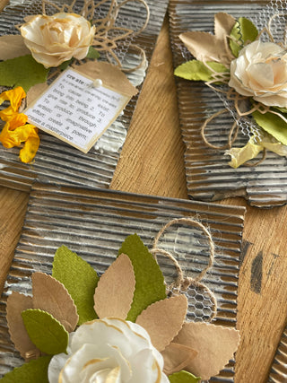 Creative Day January 2024 Instructions Rustic Flower Tag - Scrap Of Your Life 