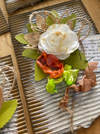 Creative Day January 2024 Instructions Rustic Flower Tag - Scrap Of Your Life 