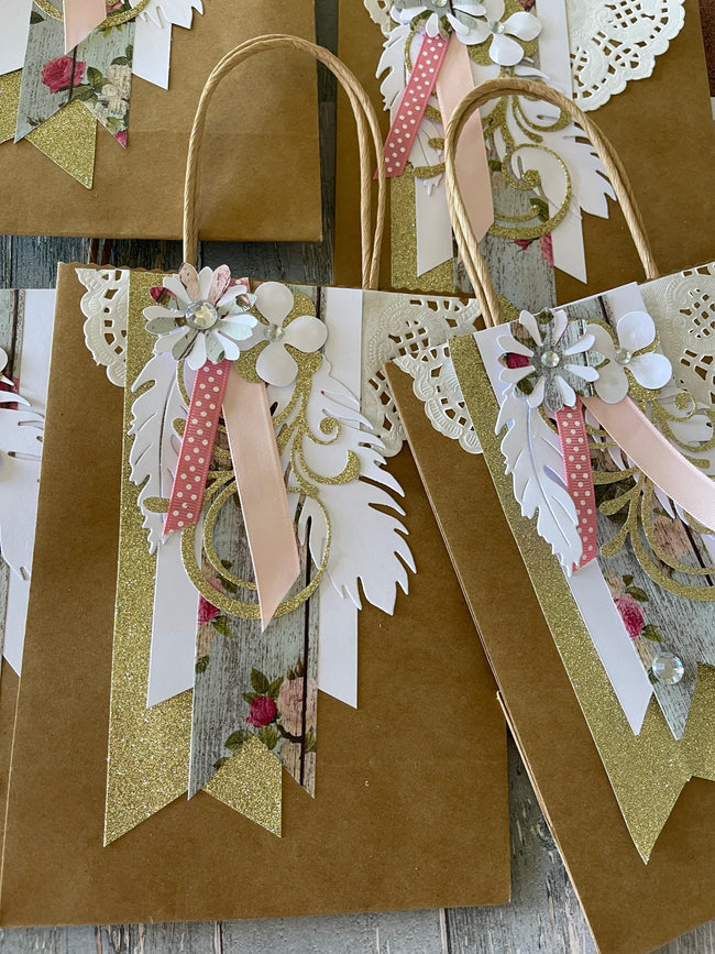 Paper Gift Bag Idea using Scrapbooking Papers