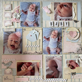 Scrapbooking Layout and Pocket Page Kit - Dream Baby - Scrap Of Your Life 