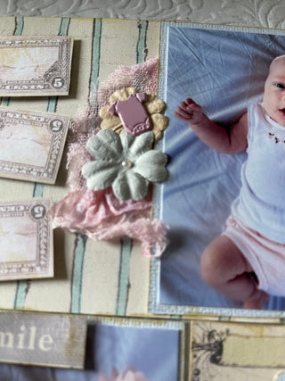 Scrapbooking Layout and Pocket Page Kit - Dream Baby - Scrap Of Your Life 