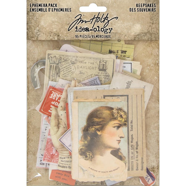 Tim Holtz Idea-Ology Ephemera Pack Keepsakes - Scrap Of Your Life 