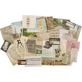 Tim Holtz Idea-Ology Layers Remnants 33 Pkg Paper - Scrap Of Your Life 