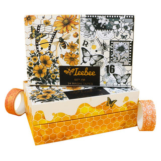 Ieebee Washi Tape Set 14/Rolls Bee Garden
