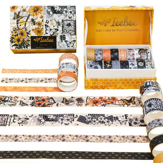 Ieebee Washi Tape Set 14/Rolls Bee Garden