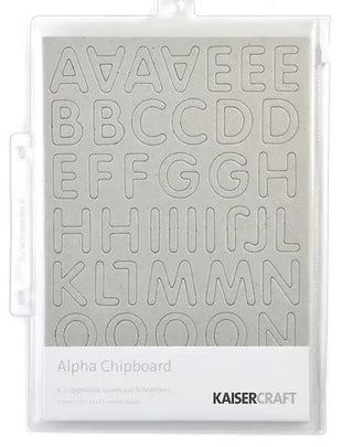 Kaisercraft Chipboard Alphabet - Scrap Of Your Life 