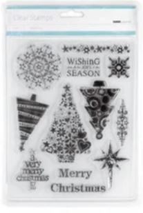 Kaisercraft - Clear Stamp Set - Merry Christmas