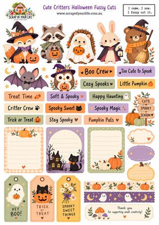 Halloween Cute Kawaii Critters Halloween