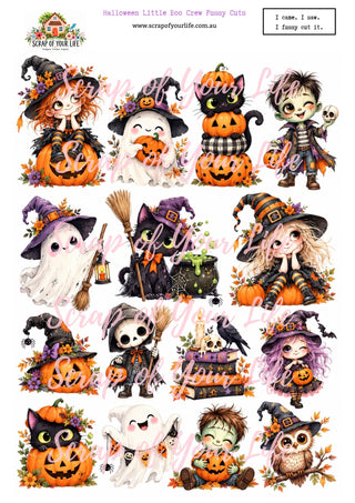 Halloween Little Boo Crew Fussy Cuts