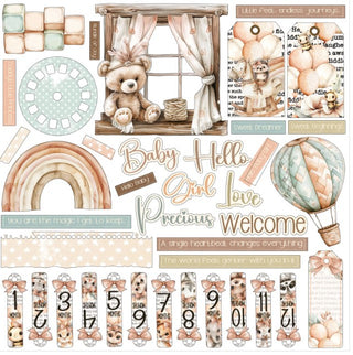 49 and Market 12 x 12 All In One Kit Little Dreamer Sugar