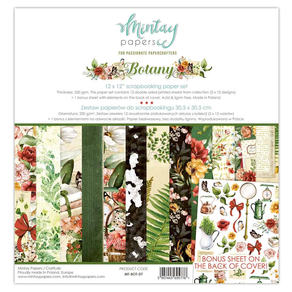 3 Quarter Designs Botany Paper Collection - Scrap Of Your Life 