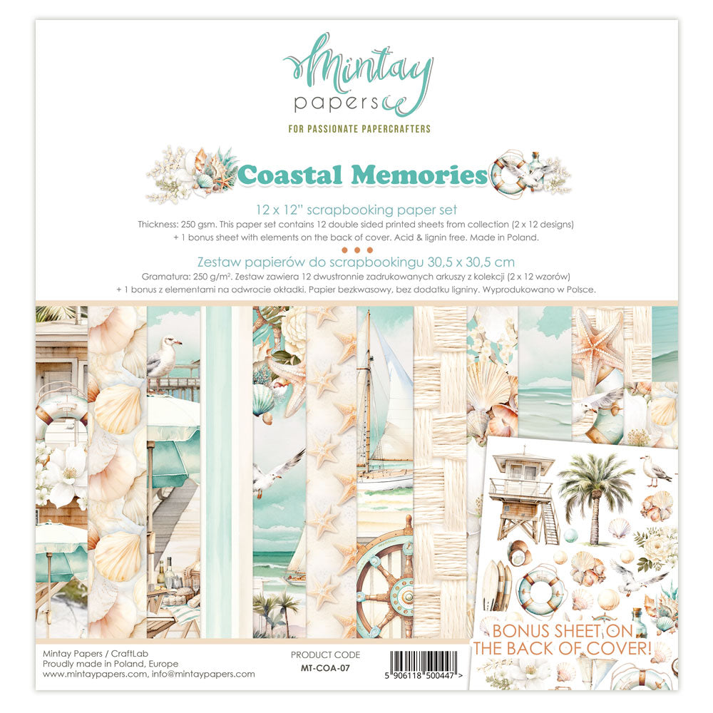 Mintay Coastal Memories 12 x 12 Collection pack