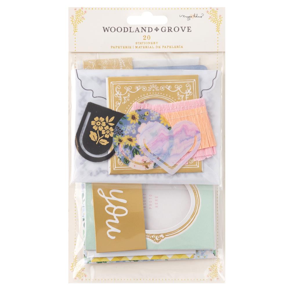 Crate Paper Maggie Holmes Woodland Grove Stationery Pack - Scrap Of Your Life 