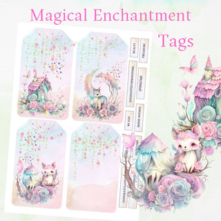 Printable - Magical Enchantment Tags - Scrap Of Your Life 