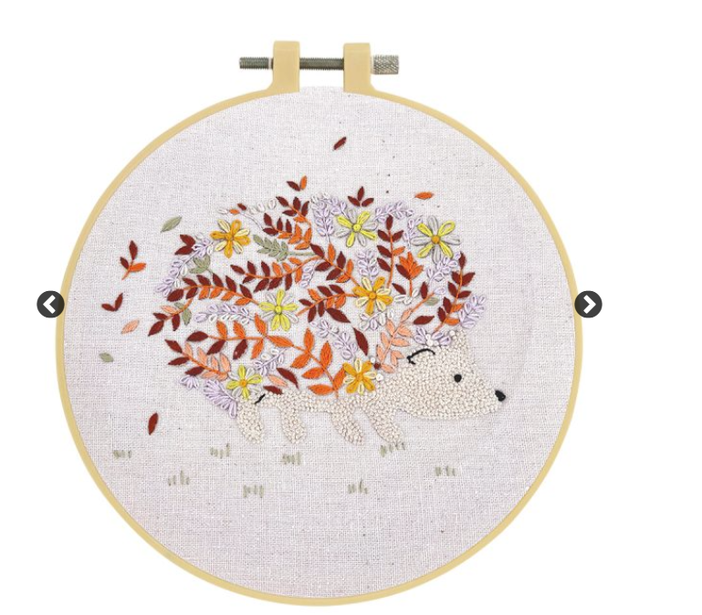 Make It Embroidery Kit - Hedgehog - Scrap Of Your Life 