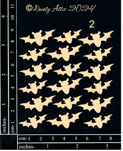 Dusty Attic Mini Bats - Scrap Of Your Life 