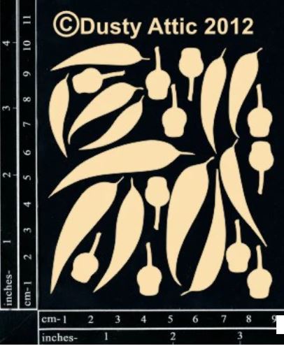 Dusty Attic Mini Gumnuts and Leaves - Scrap Of Your Life 