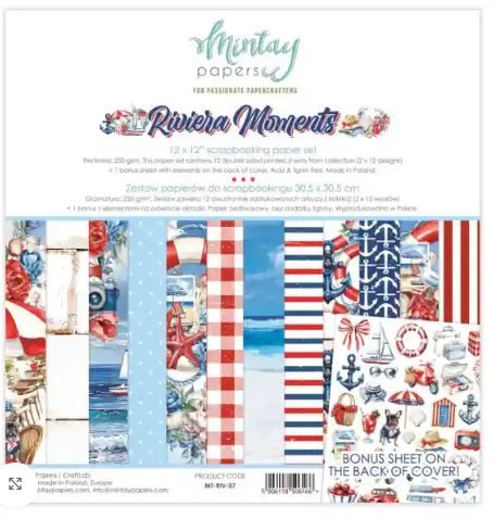 Mintay - 12 x 12  Collection Pack Riviera