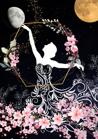 Moon Blossoms Printable - Scrap Of Your Life 