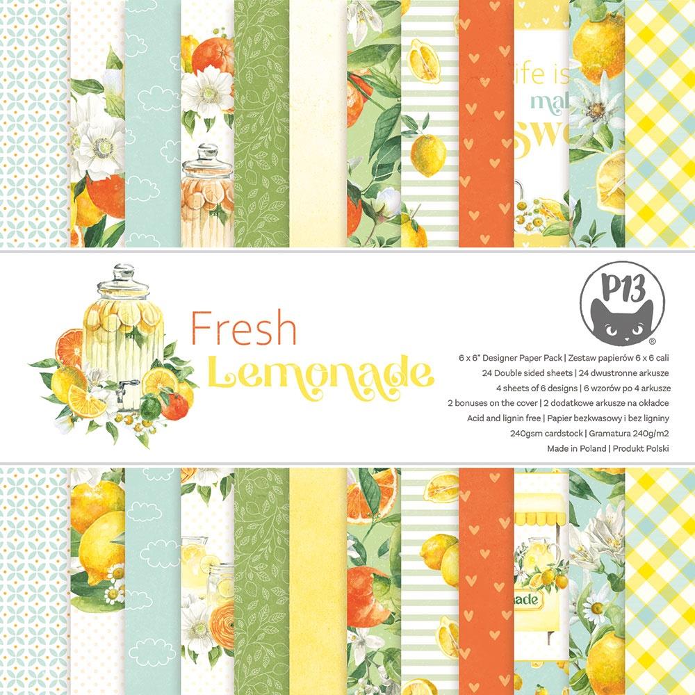 P13 - Fresh Lemonade 6x6 Paper Pad - Scrap Of Your Life 