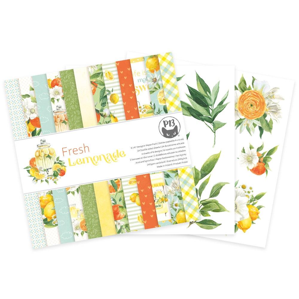 P13 - Fresh Lemonade 6x6 Paper Pad - Scrap Of Your Life 