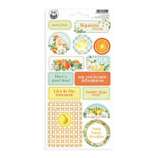 P13 - Fresh Lemonade Chipboard Stickers - Scrap Of Your Life 
