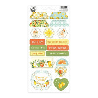 P13 - Fresh Lemonade Chipboard Stickers #3 - Scrap Of Your Life 
