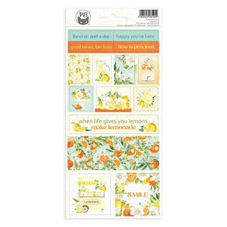 P13 - Fresh Lemonade Cardstock Stickers #2 - Scrap Of Your Life 