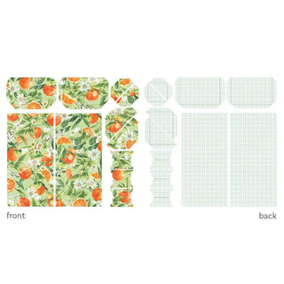 P13 - Fresh Lemonade Travel Journal Element Set - Scrap Of Your Life 