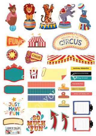 Printable - Circus - Scrap Of Your Life 