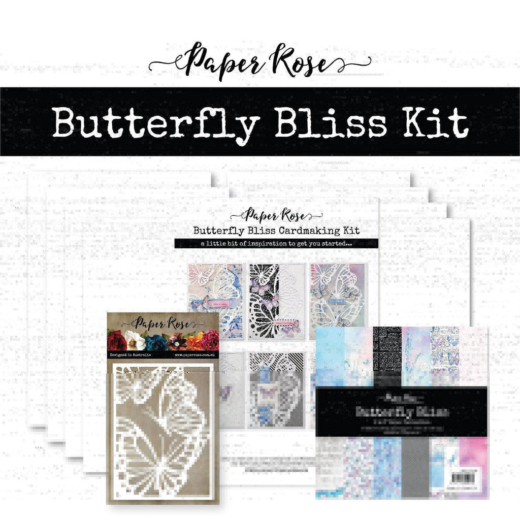 Paper Rose Studio Butterfly Bliss Cardmaking Kit - Scrap Of Your Life 