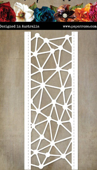 Paper Rose Die Geometric Border - Scrap Of Your Life 
