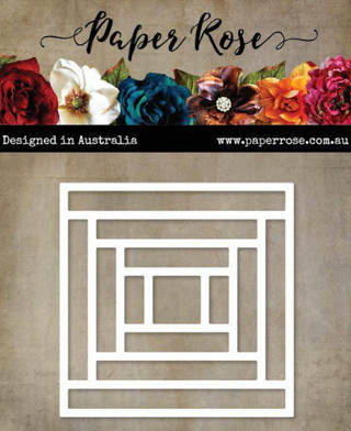 Paper Rose Sandra's Quilt Block Metal Cutting Die - Scrap Of Your Life 