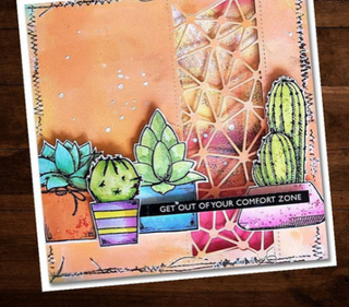 Paper Rose Die Geometric Border - Scrap Of Your Life 