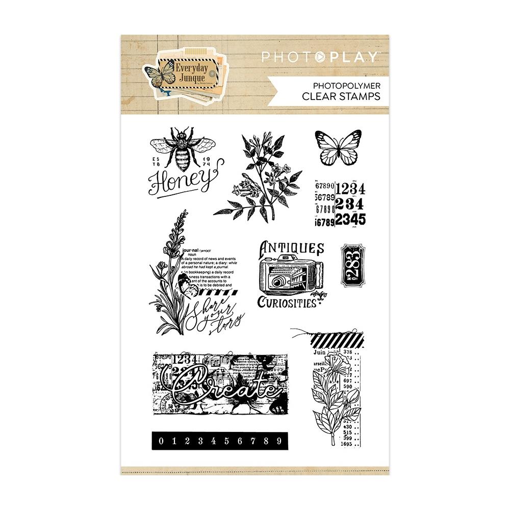 Photo Play - Everyday Junque Elements Photopolymer Stamps - Scrap Of Your Life 