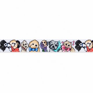 Ribbon - Playful Puppy Grosgrain