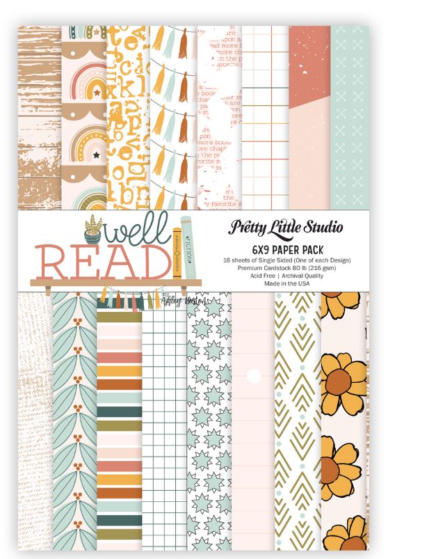 Pretty Little Studio - Well Read Paper Pad 6x9 - Scrap Of Your Life 