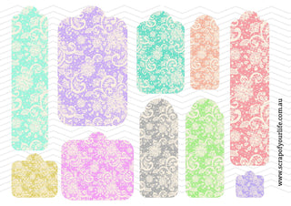 Cut-A-Part file - Colourful Lacy Tags - Scrap Of Your Life 