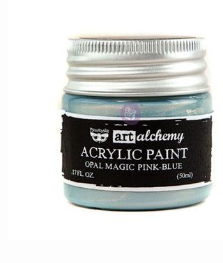Prima - Finnabair - Art Alchemy - Opal Magic - Acrylic Paint - Blue Pink