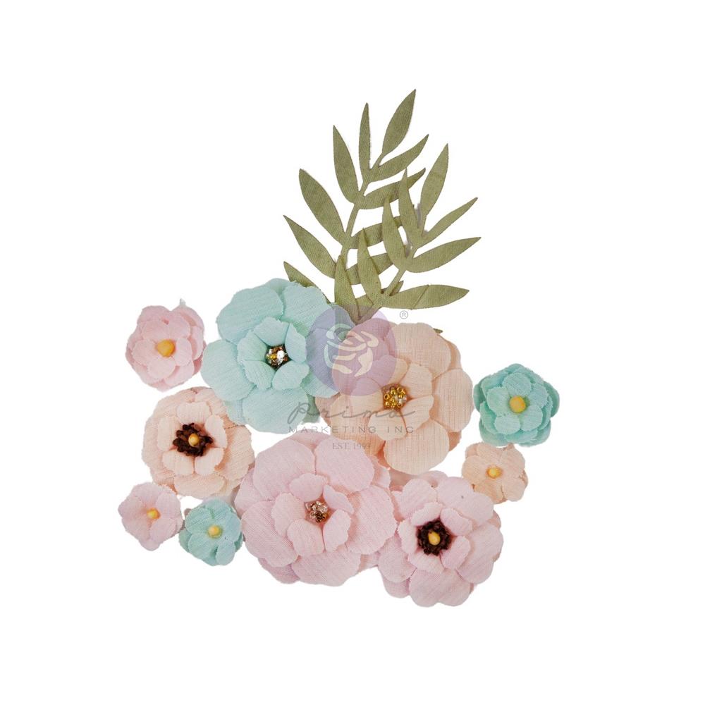 Prima - Flower Embellishments - Afternoon Tea/Peach Tea - Scrap Of Your Life 