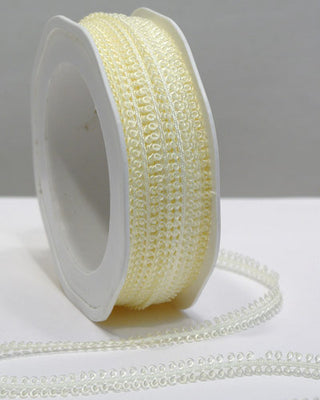 Barama Ribbon - Picot Edge Trim - Ivory - Scrap Of Your Life 