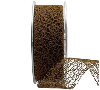 Barama Ribbon - Open Mesh - Chocolate - Scrap Of Your Life 