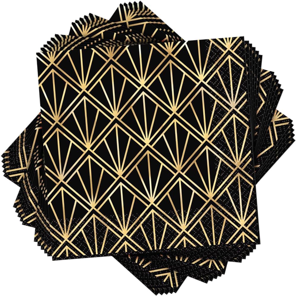 Decoupage Serviette / Napkin Hollywood Glitz and Glam Small