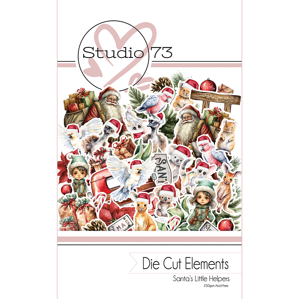 Studio 73 - Santa's  Little Helpers Diecut Elements - Scrap Of Your Life 