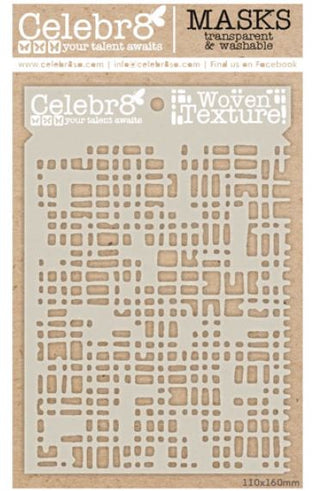 Celebr8 Stencil Woven Texture - Scrap Of Your Life 