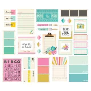 Simple Stories - True Colours Bits & Pieces Die-Cuts Journal - Scrap Of Your Life 
