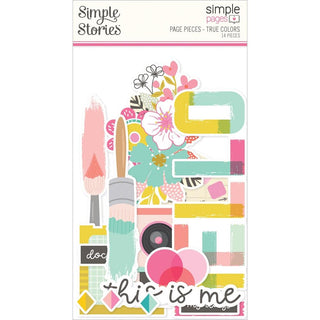 Simple Stories - True ColoursSimple Pages Page Pieces - Scrap Of Your Life 